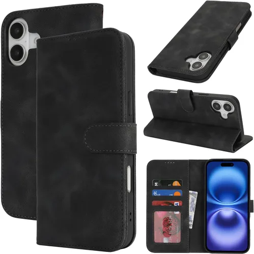Vista 42 de Funda tipo cartera para iPhone 8 Plus iPhone 7 Plus con tarjetero para iPhone 8 Plus, funda tipo cartera para mujeres y hombres, de piel sintética