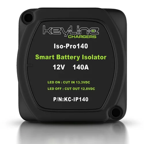 Vista 13 de Kit de aislador de batería dual 12V - 140 Amp Relé sensible al voltaje (VSR) para configuración de batería dual - Interruptor de desconexión