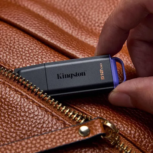 Vista 5 de Kingston Unidad flash DataTraveler Exodia de 512 GB USB 3.2 Gen 1 DTXG2/512GB Púrpura