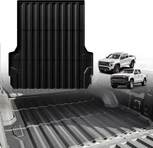 Vista 28 de TripleAliners - Tapete para caja de camioneta (de ejes) de 5 pies, encaje perfecto para pick-up de carga, accesorio de protección de vehículo