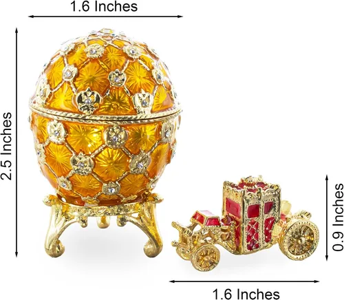 Vista 3 de BestPysanky 1897 Coronation Royal Imperial Huevo de Pascua 2.5 pulgadas
