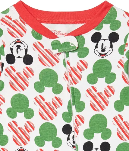 Vista 45 de Amazon Essentials Disney Marvel Star Wars - Pijama unisex de algodón con pies para bebés y niños pequeños, paquete múltiple