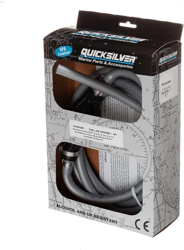 Vista 2 de Quicksilver 8M0061890 Conjunto de línea de combustible - 9 pies de largo con bombilla de imprimación