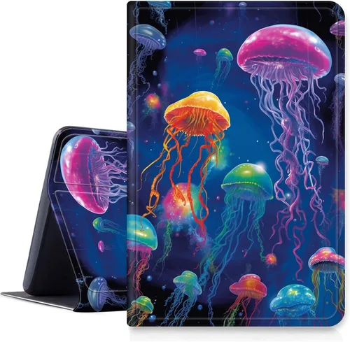 Vista 8 de Funda para Samsung Galaxy Tab A7 Lite de 8.7 pulgadas modelo 2021 (SM-T220/T225/T227), funda protectora delgada de piel sintética con función
