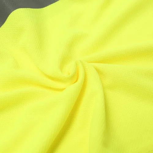 Vista 3 de L&M Playera de Seguridad Hi Vis Clase 3 Reflectante Negra, Manga Corta/Larga, Alta Visibilidad