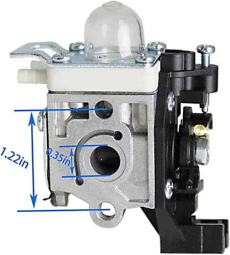 Vista 2 de SRM 225 Carburador Filtro de aire Kit de afinación para Echo Trimmer SRM225 SRM-225 GT225 GT-225 PE225 PE-225 PAS225 PAS-225 SHC225 PPF225 Weedeater