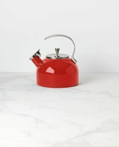 Vista 2 de kate spade new york Make It Pop - Hervidor de agua, color rojo