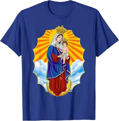 Vista 21 de Chinita Chiquinquira Venezuela Maracaibo Virgen Chiquinquira Chinita Zulia Camiseta negra