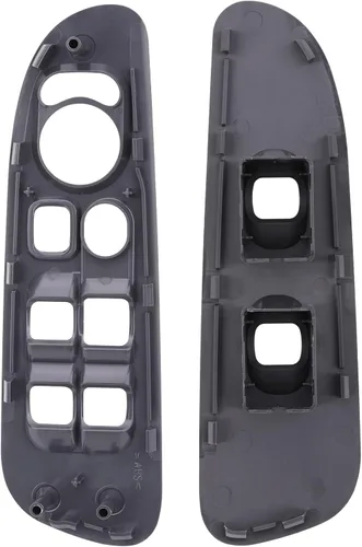 Vista 7 de Obaee Panel de control de ventana de puerta del conductor y del pasajero, bisel compatible con Dodge Ram 1500 2500 3500 2002-2009 borde del botón