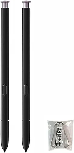 Vista 5 de 2 bolígrafos S23 Ultra S, lápiz capacitivo compatible con Samsung Galaxy S23 Ultra S Pen (sin Bluetooth) + puntas (crema)