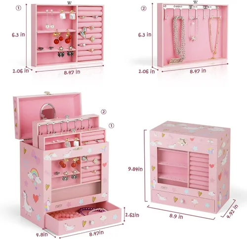 Vista 7 de efubaby Joyero mejorado para niñas