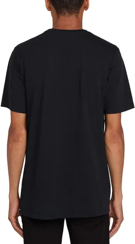 Vista 2 de Volcom Stone Tech - Camiseta de manga corta de secado rápido para hombre Negro
