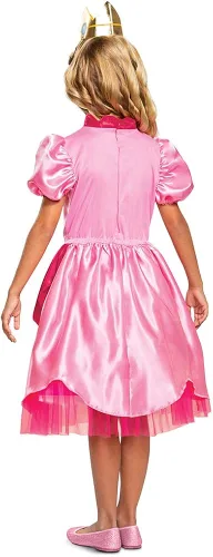 Vista 2 de Vestido de disfraz de princesa melocotón