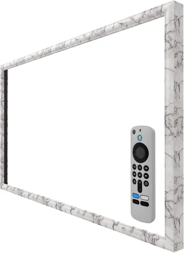 Vista 8 de Marco decorativo de grano de madera para Echo Show 21 (grano de madera oscura)