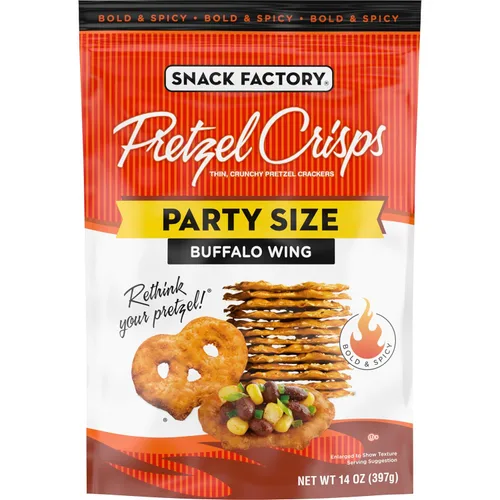 Vista 9 de Snack Factory Pretzel Crisps - Sabor original