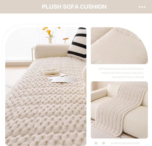 Vista 4 de DREAMINGO Fundas de sofá para mascotas, fundas antideslizantes y mullidas para sofá de perro, lavables geométricas y jacquard, protector de cojín