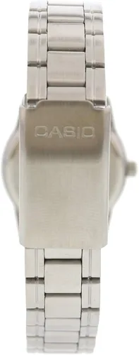 Vista 3 de Casio Reloj de cuarzo de metal plateado para mujer LTPV001D-7B, Reloj de cuarzo