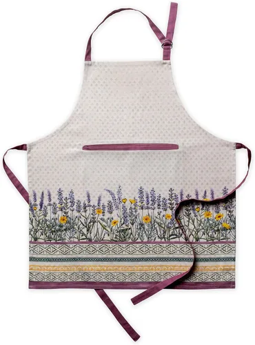 Vista 1021 de Maison d' Hermine Delantales para mujer con bolsillo, 100% algodón (27.50 x 31.50 pulgadas)