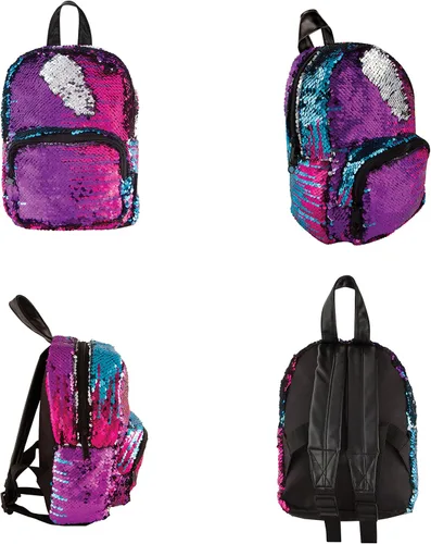 Vista 11 de Style.Lab 76611 de Fashion Angels Magic - Mini mochila con lentejuelas, multicolor y plateado