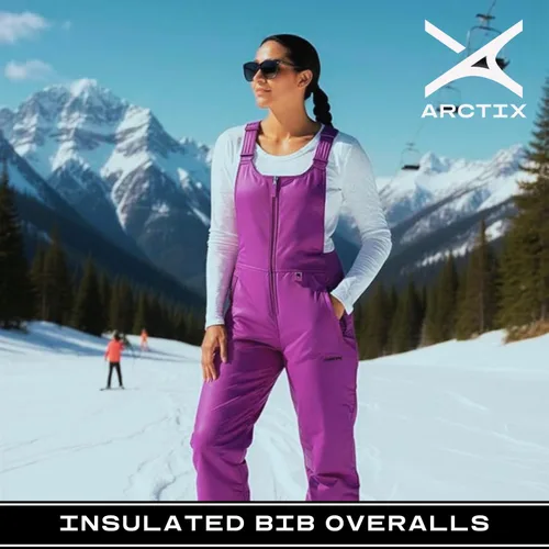 Vista 4 de Arctix - Overol básico con aislamiento térmico para mujer Amatista