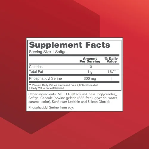 Vista 2 de PROTOCOL FOR LIFE BALANCE Fosfatidilserina 300 mg, Memoria*, 50 cápsulas