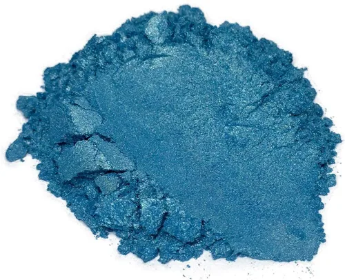 Vista 2 de *Bora Bora* Pigmentos en polvo de mica de diamante negro de alta calidad azul Aditivo versátil para manualidades y manualidades Ideal