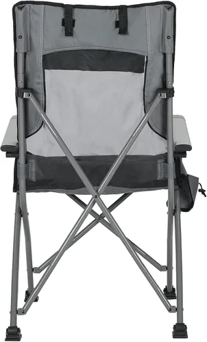 Vista 12 de TIMBER RIDGE Silla plegable de campamento para adultos, sillas plegables de aluminio con respaldo alto con organizador de tazas y reposacabezas