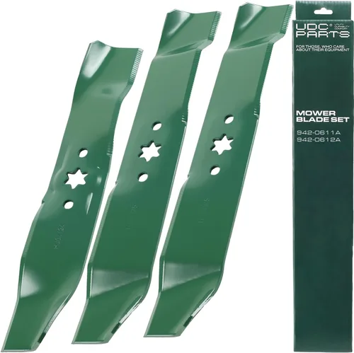 Vista 18 de UDC Parts 103-6401 Hojas de cortadora para Exmark de 48 pulgadas 103-6401-S 103-6381-S 103-6381 103-6391-S 103-6391 103-6396 103-6396-S Lazer Z Turf