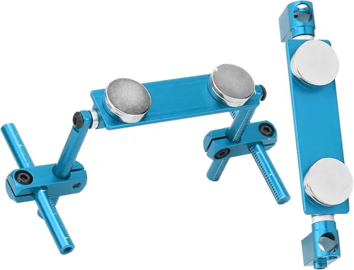 Vista 2 de Plplaaoo Kit de 2 piezas de montaje magnético invisible a control remoto - Soporte de carcasa invisible de aleación de aluminio ligero para HSP 1/10