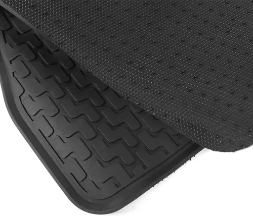 Vista 7 de IKON MOTORSPORTS - Alfombrillas compatibles con Honda Civic Sedán 2006-2011, goma de látex para todas las estaciones, interiores resistentes, juego