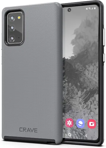 Vista 9 de Crave Galaxy Note 20 Caso, Funda De Doble Capa De Protección A Prueba De Golpes Para Samsung Galaxy Note 20 (6.7 Pulgadas) - Berry