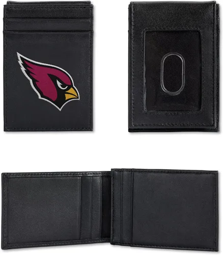 Vista 15 de NFL Rico Industries - Cartera bordada con bolsillo frontal, gran artículo de regalo, San Francisco 49Ers, Bolsillo frontal