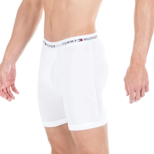 Vista 4 de Tommy Hilfiger Calzoncillos bóxer clásicos de algodón para hombre (3 unidades)