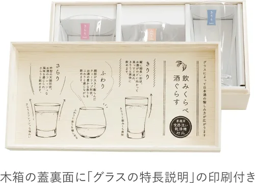 Vista 7 de Toyo Sasaki - Vaso de sake frío de vidrio, para beber y beber, hecho en Japón, apto para lavavajillas, vaso de sake, regalo, regalo, respeto por