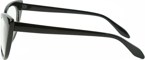 Vista 3 de BEISON Marco de lentes ópticos estilo ojo de gato vintage, lentes transparentes, Multi