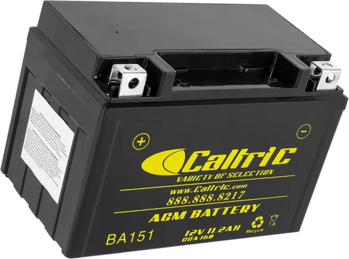 Vista 5 de Caltric Agm - Batería compatible con Honda Vt750C2 Vt-750C2 Vt750Ca Shadow Spirit 750 Abs 2012-2014