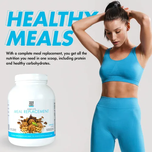 Vista 7 de Yes You Can! Batido completo de reemplazo de comidas, 15 porciones (chocolate) Proteína de reemplazo de comidas en polvo con vitaminas y minerales