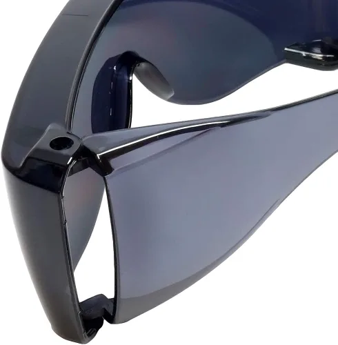 Vista 3 de Cover-Ups - Gafas de sol negras para personas que usan lentes recetados al sol Negro