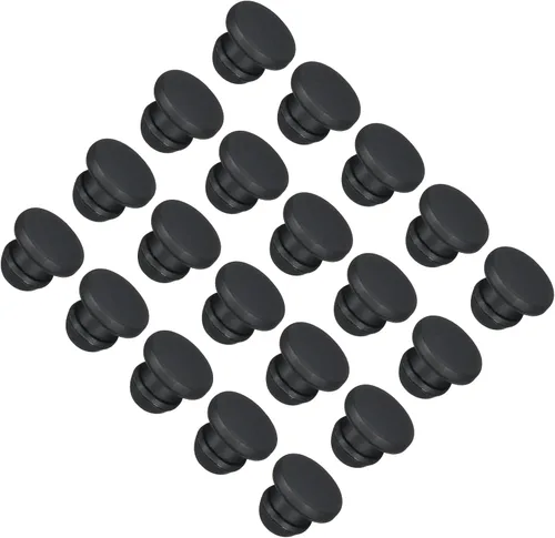 Vista 25 de MECCANIXITY Tapones de silicona con bloqueo de clic para cubrir agujeros de panel, sello de panel de goma tipo empotrado redondo para antepechos