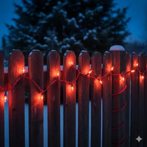 Vista 7 de Brite Star 50 Lt Designer Series Mini luces, transparente, cable rojo Alambre rojo transparente (50 Lt)