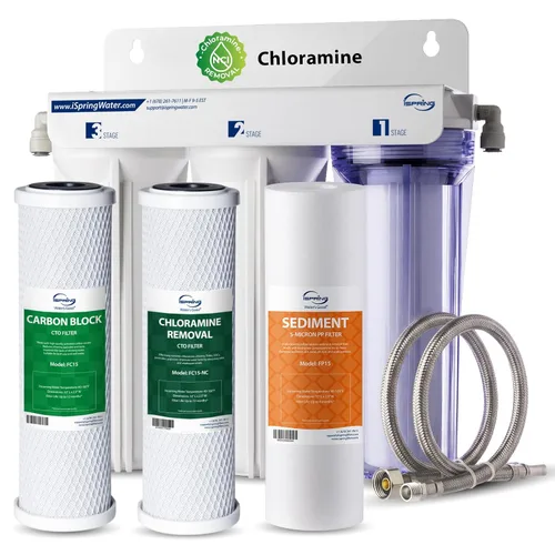 Vista 11 de iSpring US31KF Sistema de filtro de agua de eliminación de cloro de 3