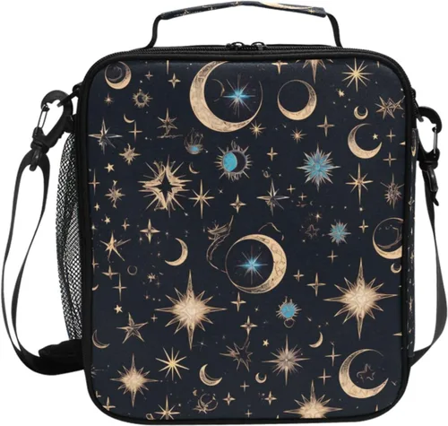 Vista 9 de Pfrewn Lonchera de dinosaurio, alfabetos con dinosaurios, bolsa de almuerzo aislada, reutilizable, enfriadora, bolsas de preparación de comidas