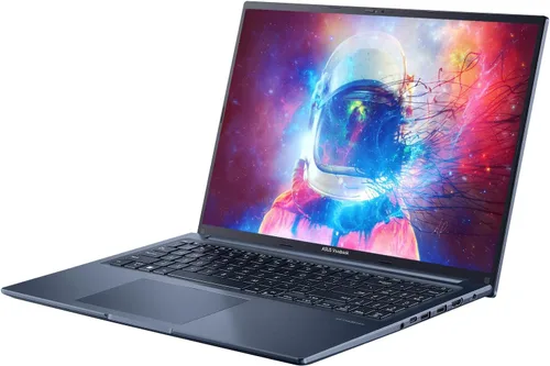 Vista 3 de ASUS Portátil VivoBook 16X, WUXGA de 16 pulgadas (1920 x 1200) pantalla 16:10, CPU AMD Ryzen 5 5600H, gráficos AMD Radeon Vega 7, 16 GB de RAM, SSD