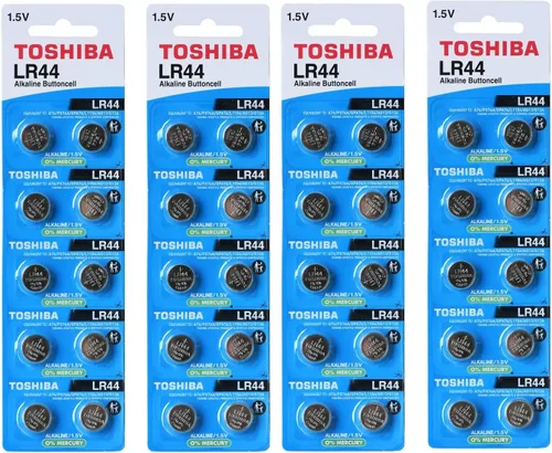 Vista 3 de Toshiba Baterías alcalinas LR44 AG13 de 1,5 voltios, 10