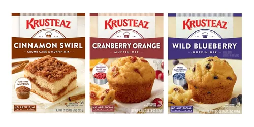 Vista 30 de Krusteaz Chocolate Chunk Muffin Mix – Sin sabores ni conservantes artificiales – Caja de 18.25 onzas (paquete de 12)