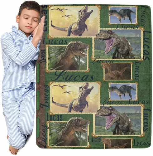 Vista 9 de Manta personalizada de camión para niños, manta personalizada para automóvil con nombre, manta suave de dibujos animados para regalo de Navidad