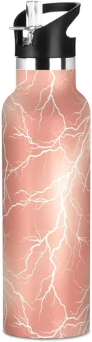 Vista 19 de Red Mushrooms Termitomyces Albuminosus Purple Double Wall Vacuum Insulated Bottles Water Bottles With Straws Leak-proof BPA-Free Leak Proof for Gym