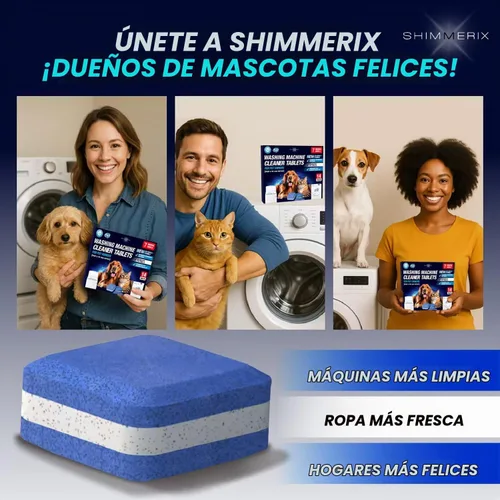 Vista 6 de Lavadora Cleaner Pro Tablets para dueños de mascotas, paquete de 14, carga