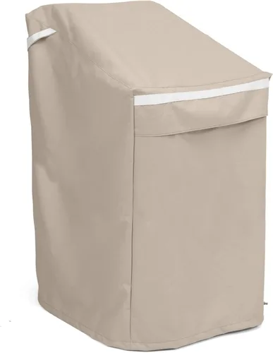 Vista 11 de Covermates Prestige - Funda para silla de exterior, 900D resistente al agua, protección para muebles de patio con dobladillo con cordón, correas