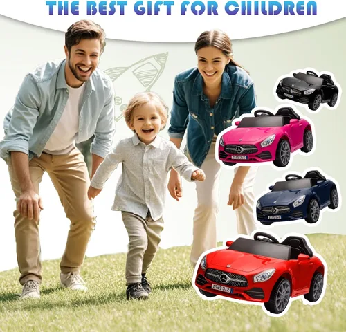 Vista 7 de Vehículo de paseo con licencia Mercedes-Benz CLS 350 de 12 V para niños, camión para montar con control de padres, suspensión de resorte, ruedas